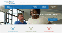 Desktop Screenshot of crhealthcare.org